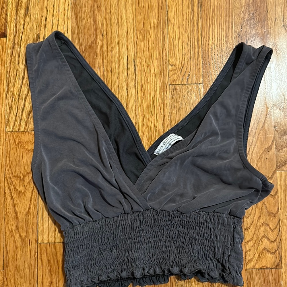 Urban outfitters charcoal grey top